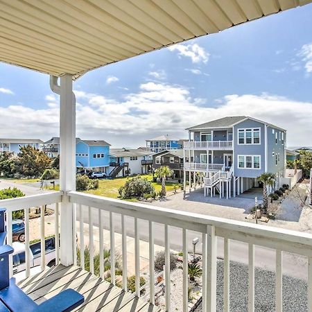 Coastal Oasis With Decks Walk To Holden Beach! Exterior photo