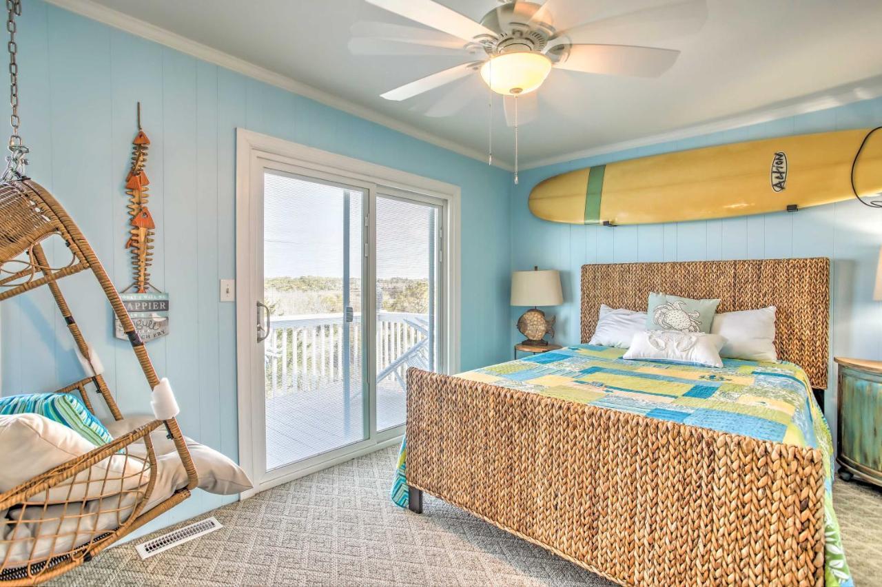 Coastal Oasis With Decks Walk To Holden Beach! Exterior photo